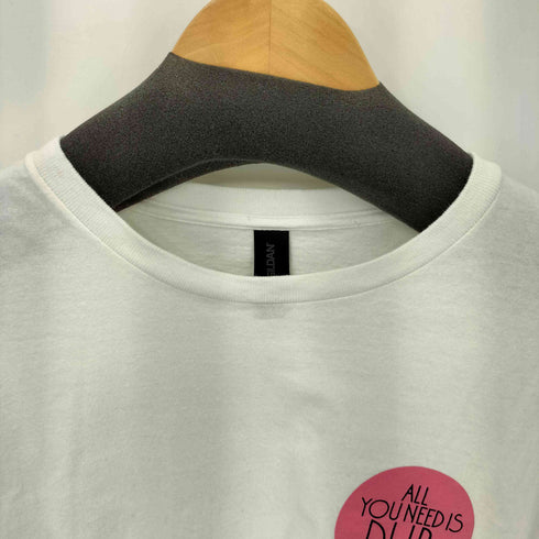 ギルダン GILDAN ALL YOU NEED IS DUB ロゴプリント クルーネックTシャツ メンズ import:L