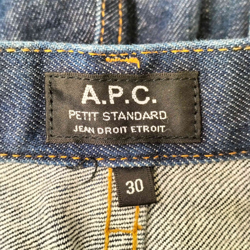 アーペーセー A.P.C. PETIT STANDARD ボタンフライデニムパンツ レディース 30