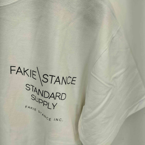 FAKIE STANCE コットン ブランドロゴプリント クルーネックTシャツ メンズ JPN:L