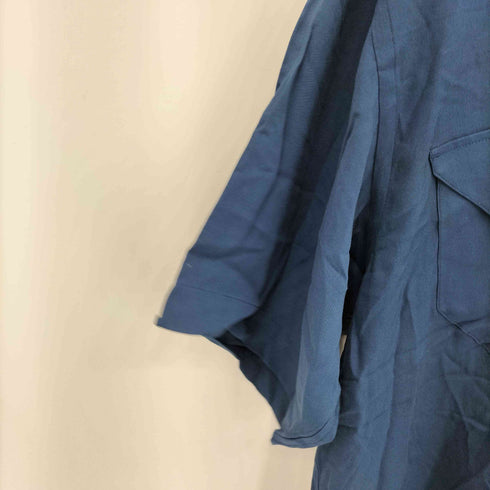 ヘリーハンセン HELLY HANSEN レーヨン オープンカラー半袖シャツ メンズ import:S