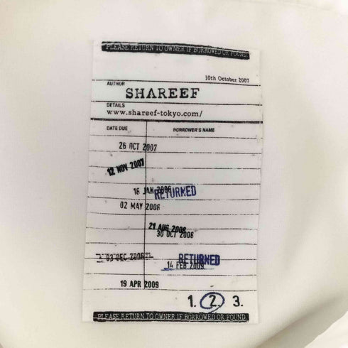 シャリーフ SHAREEF WITCHING S/S SHIRTS メンズ 2