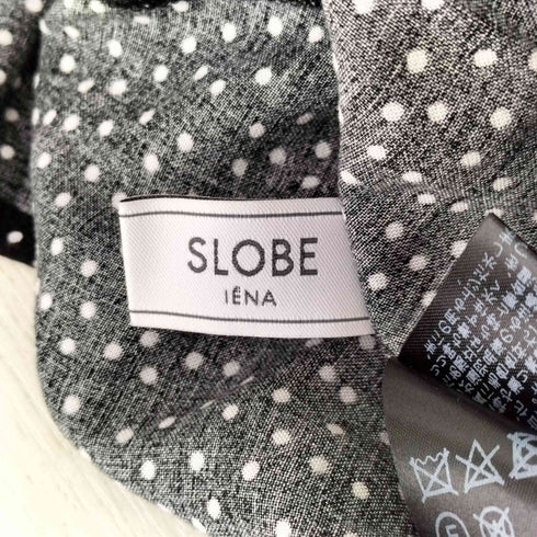 スローブイエナ SLOBE IENA ドットシャーリングワンピース レディース JPN:38