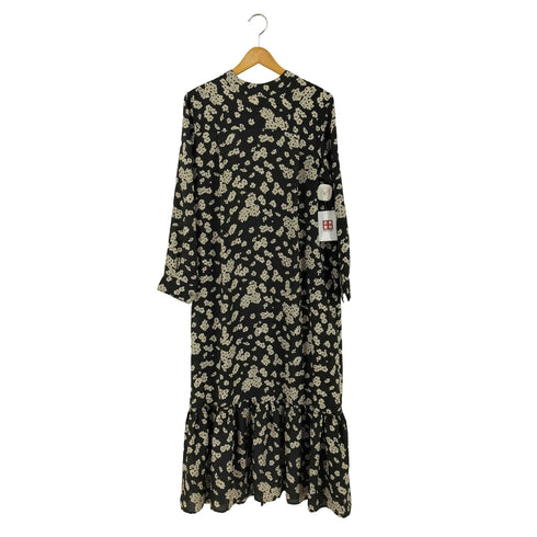 アルディーノアール HARDY NOIR Flower print dress. フラワープリント後ろタイワンピース レディース