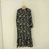 アルディーノアール HARDY NOIR Flower print dress. フラワープリント後ろタイワンピース レディース
