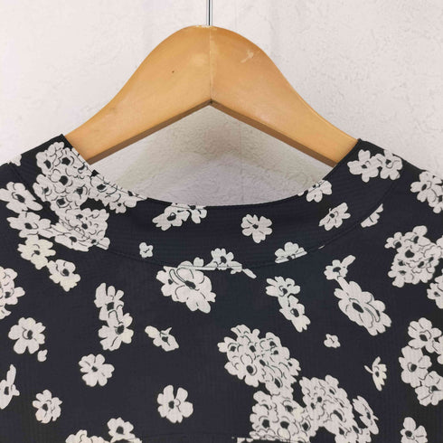 アルディーノアール HARDY NOIR Flower print dress. フラワープリント後ろタイワンピース レディース