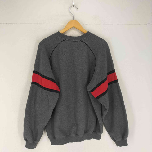 Manchester United 切替デザイン フロントチームワッペン スウェット メンズ import:S