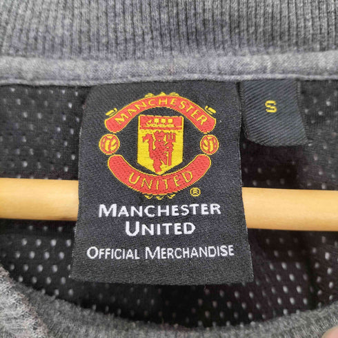 Manchester United 切替デザイン フロントチームワッペン スウェット メンズ import:S
