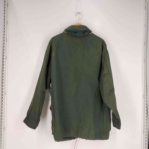 バナナリパブリック BANANA REPUBLIC 80S SAFARI&TRAVEL ゴム引きコットン レザー フィールドジャケット メンズ import:L