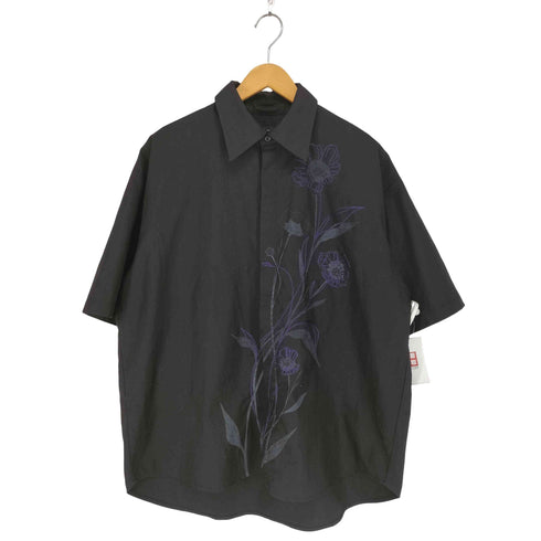 ハレ HARE 花柄刺繍オーバーサイズS/S シャツ メンズ F