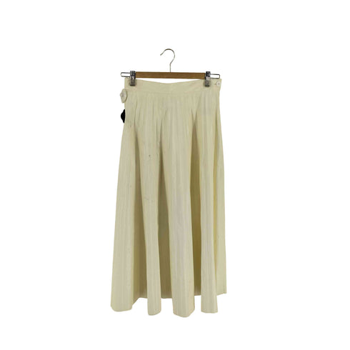 エムエムシックスメゾンマルジェラ MM6 Maison Margiela 22AW コーティングプリーツスカート レディース 40