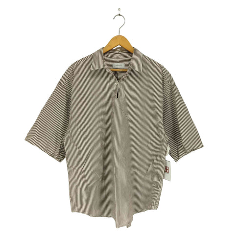 アダムエロペ Adam et Rope オーバーサイズスキッパーシャツ メンズ L