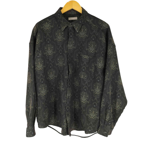 総柄 L/S シャツ メンズ