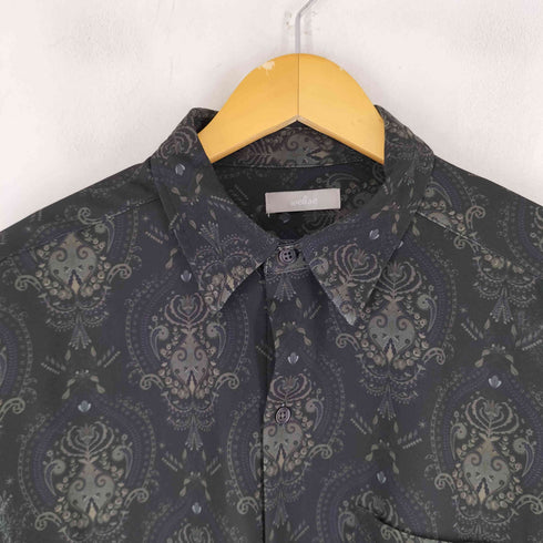 総柄 L/S シャツ メンズ