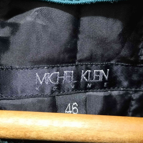 ミッシェルクラン MICHEL KLEIN フード付きナイロンジャケット ファー メンズ EUR:46