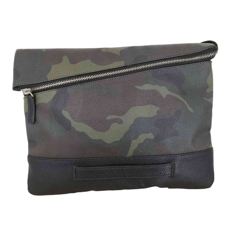 エリソン HERISSON 迷彩柄クラッチバッグ メンズ