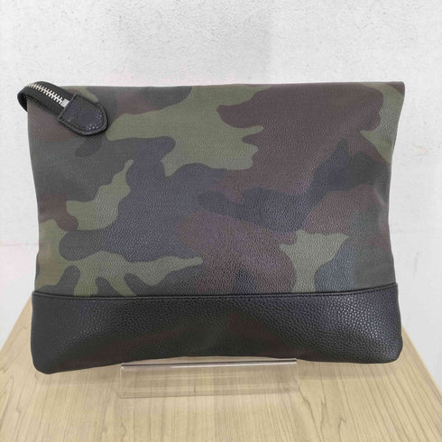 エリソン HERISSON 迷彩柄クラッチバッグ メンズ