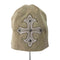 サプライヤー SUPPLIER Studs Cross Leather Patch Beanie メンズ