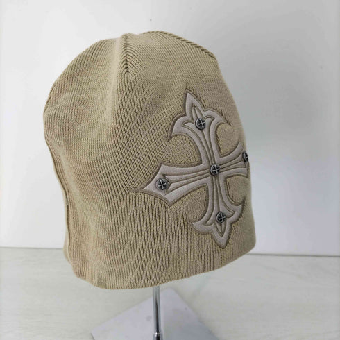 サプライヤー SUPPLIER Studs Cross Leather Patch Beanie メンズ