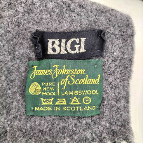 Johnstons of Elgi フリンジウールマフラー メンズ