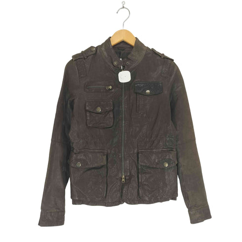 YHKIM lamb leather ラムレザー シングルライダースジャケット レディース import:L