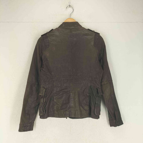 YHKIM lamb leather ラムレザー シングルライダースジャケット レディース import:L