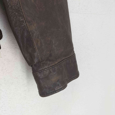 YHKIM lamb leather ラムレザー シングルライダースジャケット レディース import:L