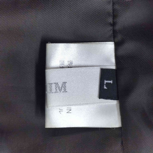 YHKIM lamb leather ラムレザー シングルライダースジャケット レディース import:L