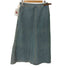 ローレンジーンズカンパニー LAUREN JEANS COMPANY 90-00S 旧タグ サイドレザー ベルト デニム ロング スカート レディース 8P