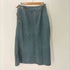 ローレンジーンズカンパニー LAUREN JEANS COMPANY 90-00S 旧タグ サイドレザー ベルト デニム ロング スカート レディース 8P