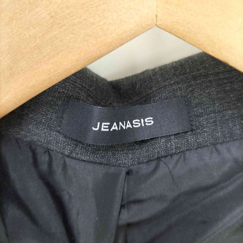 ジーナシス JEANASIS ショート丈 切りっぱなし テーラードジャケット レディース FREE