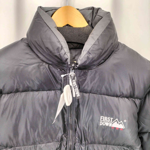 ファーストダウン FIRST DOWN リバーシブル ダウンコート メンズ import:L