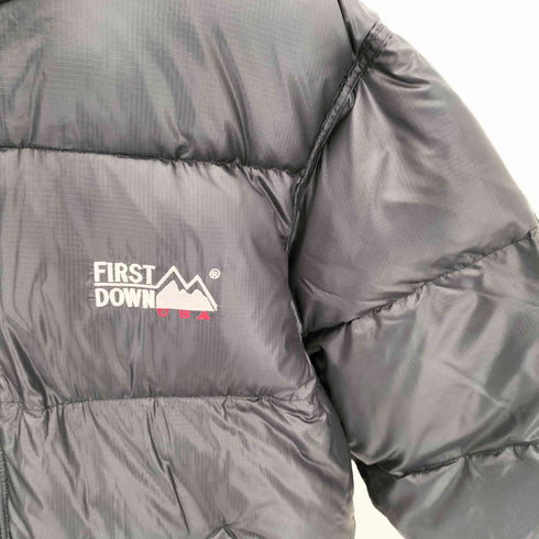 ファーストダウン FIRST DOWN リバーシブル ダウンコート メンズ import:L