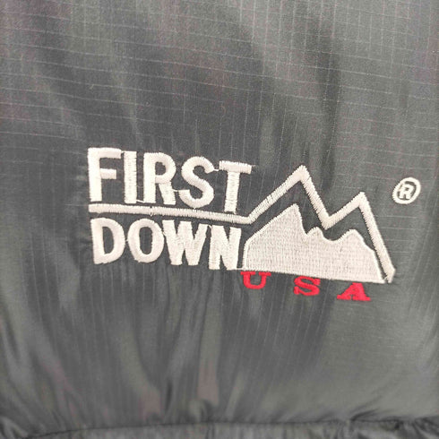 ファーストダウン FIRST DOWN リバーシブル ダウンコート メンズ import:L