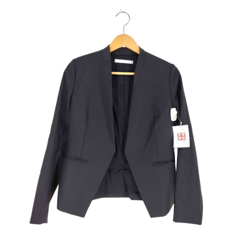 セオリーリュクス theory luxe EXECUTIVE DONNA ウール混 ノーカラージャケット レディース 38