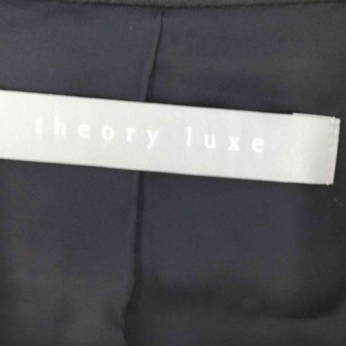 セオリーリュクス theory luxe EXECUTIVE DONNA ウール混 ノーカラージャケット レディース 38