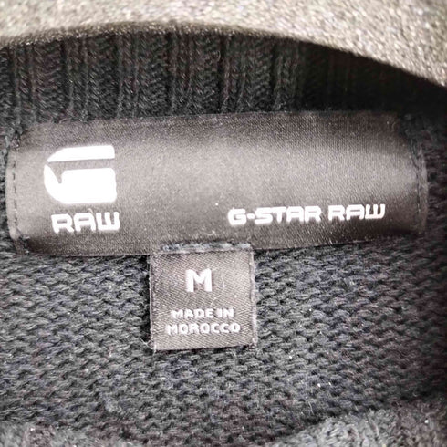ジースターロー G-STAR RAW CABLE COLOR BLOCK LOOSE TURTLE KNIT メンズ import:M