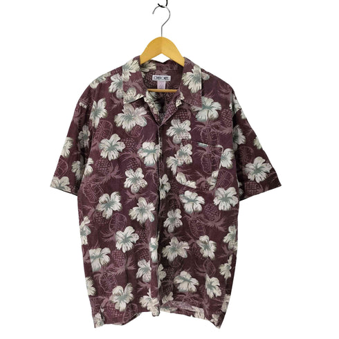 チェロキー Cherokee コットン アロハシャツ メンズ import:L