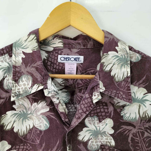 チェロキー Cherokee コットン アロハシャツ メンズ import:L