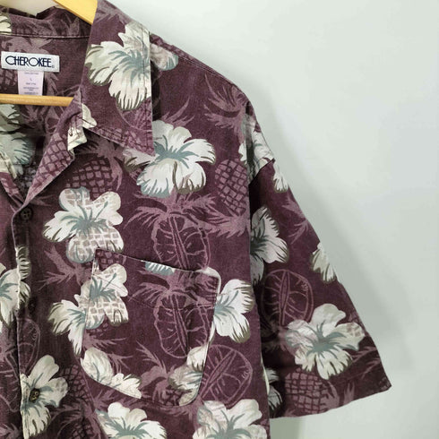 チェロキー Cherokee コットン アロハシャツ メンズ import:L