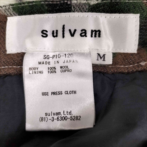 サルバム sulvam ウッドランド カモフラージュ ボンテージパンツ メンズ JPN:M