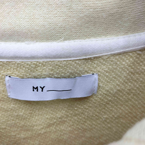 マイ MY HALF ZIP SWEAT WITH COLLAR ハーフジップ スウェット レディース 0