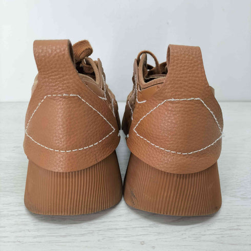 ジェイダブリューアンダーソン JW ANDERSON キャンバス×レザー コンビ 厚底 スニーカー レディース EUR:38
