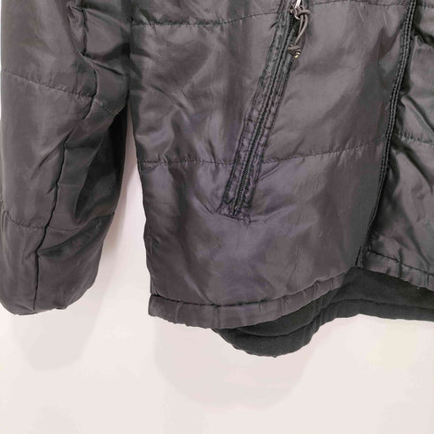 カッパ Kappa 00s ロゴ刺繍 裏地フリース ジップアップ ナイロン ウォームアップジャケット メンズ import:XL