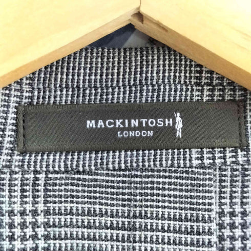 マッキントッシュ ロンドン Mackintosh LONDON グレンチェック 2Bシングル テーラードジャケット & スリムテーパード スラックス セットアップ メンズ 上下:40L