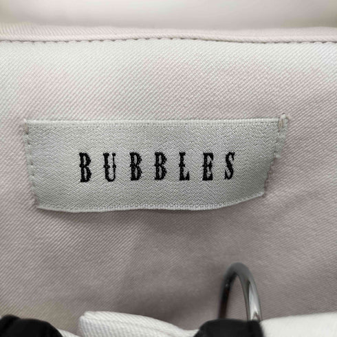 バブルス BUBBLES セットアップ リボン クロップド シャツ ブラウス レディース F