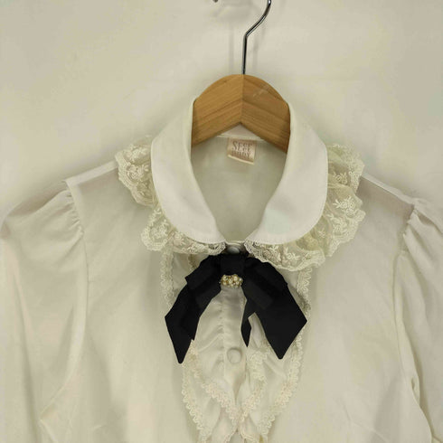 シークレットハニーバイハニーバンチ Secret Honey by Honey Bunch フリル シャツ ブラウス レディース JPN:2