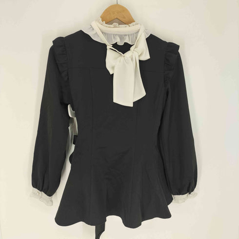 シークレットハニーバイハニーバンチ Secret Honey by Honey Bunch セットアップ レース フリル シャツ レディース 2