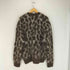 ザラ ZARA ウール混 レオパードカーディガン メンズ import:L