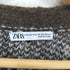 ザラ ZARA ウール混 レオパードカーディガン メンズ import:L