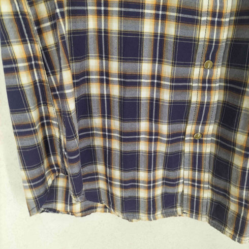 ピーピーエフエム PPFM チェック柄 2ポケット スナップボタンシャツ domestic メンズ JPN:M